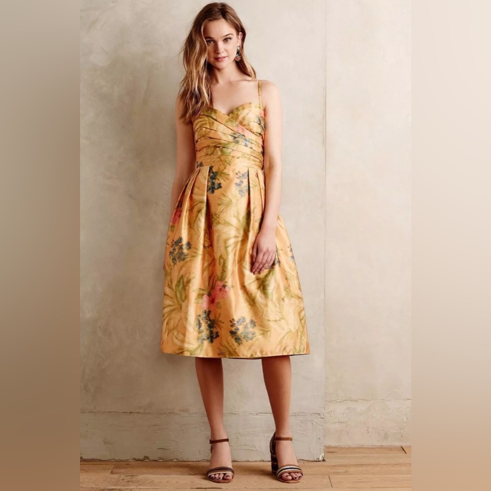 Floral Yellow Dress